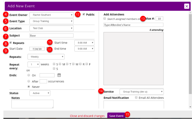 How Do I Create An Event In Club OS To Show In The Anytime Fitness App 